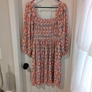 3/$10 Mittoshop Smocked Plisse Dress
